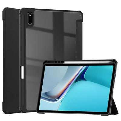 For Huawei MatePad 11(2021) High-end Yage TPU Soft Edge Transparent Acrylic Back Panel Protective Case with S Pen Slot