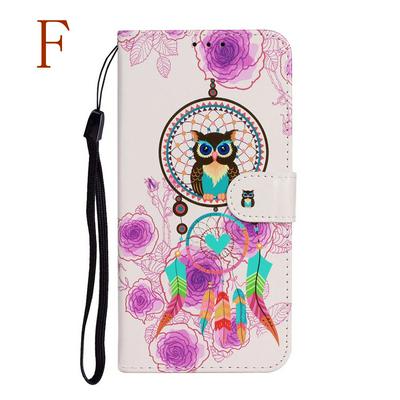 For iPhone 13 Pro Max Relief Color Painting Magnetic Buckle Wallet Leather Case with Card Slot&Stand Function