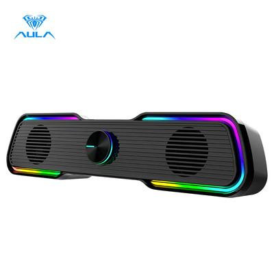 AULA N-169B 3D Surround Soundbar Speaker Wired Computer Stereo Subwoofer Sound bar for Laptop PC Theater TV Aux 3.5mm