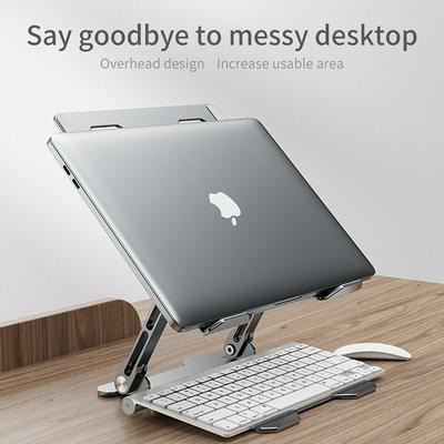 Mechanical Lifting Notebook Stand Aluminum Alloy Large Hollow Heat Dissipating Laptop Holder