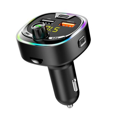 BT08D HIFI EQ Bluetooth 5.0 Car MP3 Player FM Transmitter Adapter Wireless Handsfree Car Kit with PD +QC 3.0 Quick Charge