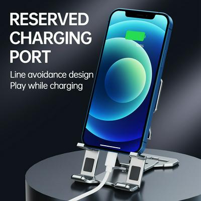 Portable Slim Metal Stand Lazy Desktop Bracket Tablet Folding Universal Live Mobile Phone Holder