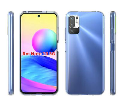 For Xiaomi Redmi Note 10 5G Transparent Shockproof Scratch Resistant Soft TPU Back Cover Case