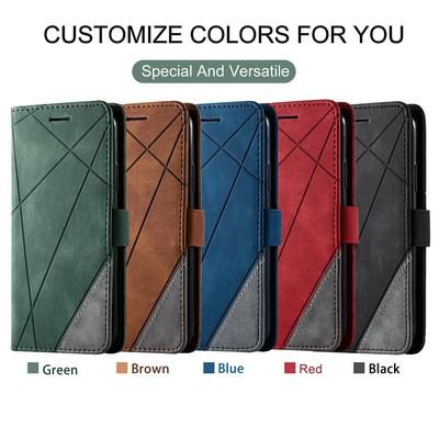 For iPhone 13 Pro Max Skin Feel Stitching Scratch Resistant Wallet Leather Case with Stand Function