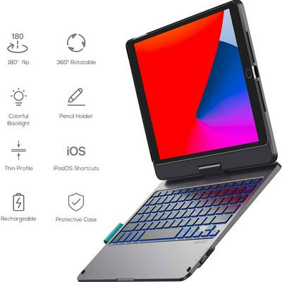 WiWU Wireless Keyboard for iPad Pro 10.9 11 inch Rotating Design with TouchPad Pencil Holder Keyboard for iPad Pro 10.2 10.5