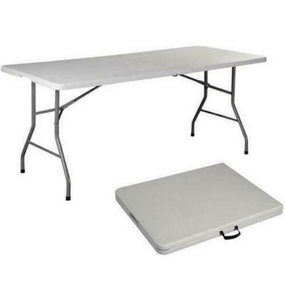 6 FT Portable Folding Table Outdoor Picnic Plastic Camping Dining Party Indoor