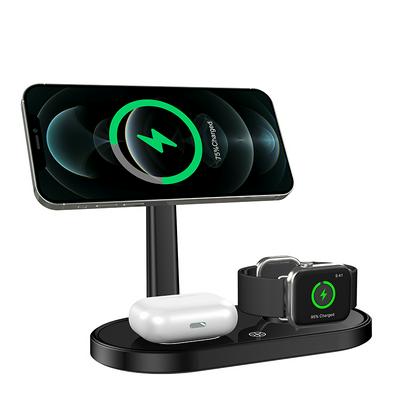 3In1 Magnetic Wireless Charger Max 15W Fast Charging Station for Magsafe iPhone 12 Mini Pro Max Chargers for Apple Watch Airpods