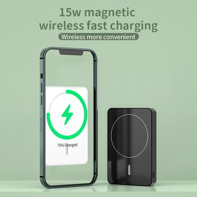 5000mAh Magnetic Wireless Charger Power Bank for Iphone 12 12Pro 12pro Max Magnet Wireless Charging 15W Fast Charger