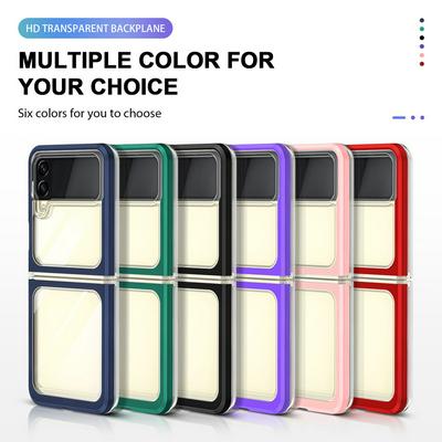 For Samsung Galaxy Z Flip 3 5G Bright Series Clear Acrylic + PC+TPU Shockproof Case