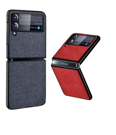 For Samsung Galaxy Z Flip 3 5G Cross Texture All Inclusive Shockproof Protective Case