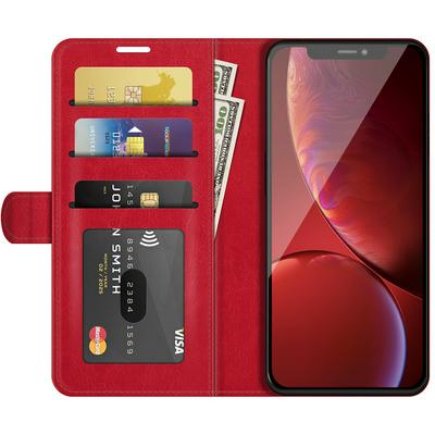 For iPhone 13 Pro Max R64 Pattern Single Folded Edge Folio Flip Leather Wallet Phone Case with Card Slots