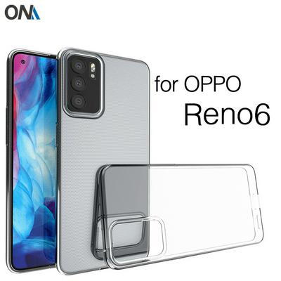 Case For OPPO Reno6 TPU Silicone Clear Fitted Bumper Soft Case for OPPO Reno 6 Transparent Back Cover