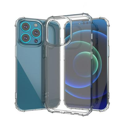 For iPhone 13 Pro Four Corners Anti-drop Shock Absorption TPU Back Cover Case