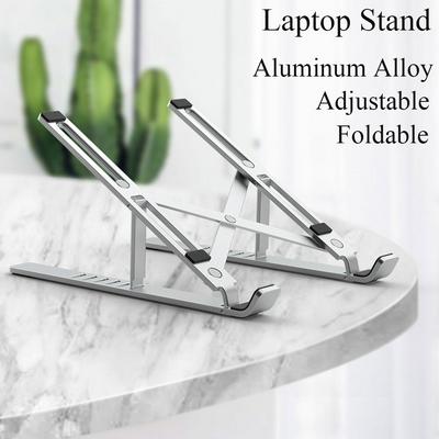 WIWU Laptop Stand Adjustable Tablet Bracket for 10-17 inch Tablets Support Notebook Aluminum Alloy Foldable Stand for MacBook
