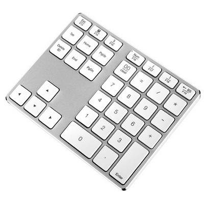 Wireless Portable Numeric Keypad 34-Key Keypad MC-308BT with Multiple Shortcut Keys for PC