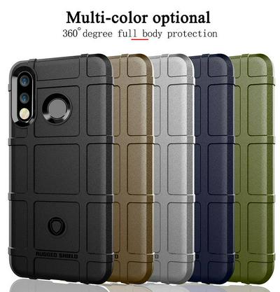 For Huawei P30 lite Rugged Shield Detachable Shockproof Frosted All-Inclusive Flexible TPU Cover Case 