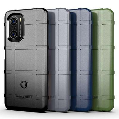 For Xiaomi Redmi K40 Rugged Shield Detachable Shockproof Frosted All-Inclusive Flexible TPU Cover Case 