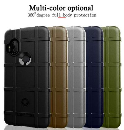 For Motorola One Hyper Rugged Shield Detachable Shockproof Frosted All-Inclusive Flexible TPU Cover Case 