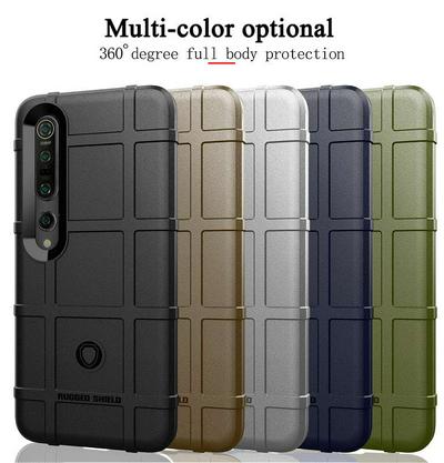 For Xiaomi Mi 10 Pro 5G Rugged Shield Detachable Shockproof Frosted All-Inclusive Flexible TPU Cover Case 