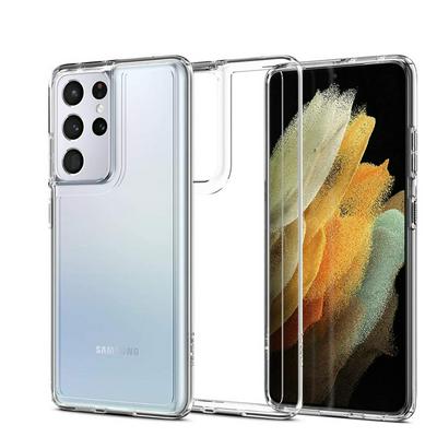 For Samsung Galaxy S22 Ultra Transparent Shockproof Scratch Resistant Soft TPU Back Cover Case