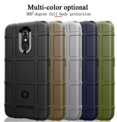 For Nokia 3.2 Rugged Shield Detachable Shockproof Frosted All-Inclusive Flexible TPU Cover Case 