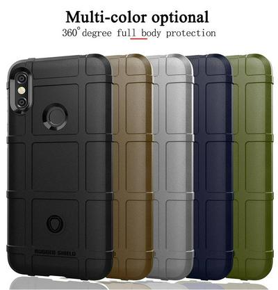 For Motorola One Power (P30 Note) Rugged Shield Detachable Shockproof Frosted All-Inclusive Flexible TPU Cover Case 