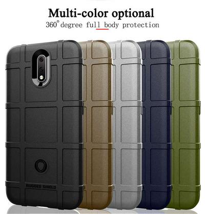 For Nokia 2.3 Rugged Shield Detachable Shockproof Frosted All-Inclusive Flexible TPU Cover Case 
