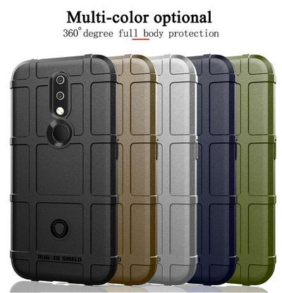 For Nokia 4.2 Rugged Shield Detachable Shockproof Frosted All-Inclusive Flexible TPU Cover Case 