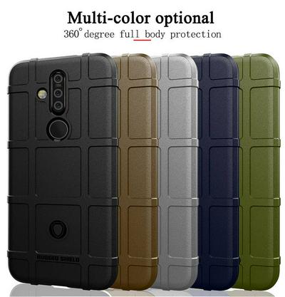 For Nokia X71 Rugged Shield Detachable Shockproof Frosted All-Inclusive Flexible TPU Cover Case