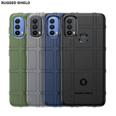 For Motorola Moto E40/E30 Rugged Shield Detachable Shockproof Frosted All-Inclusive Flexible TPU Cover Case
