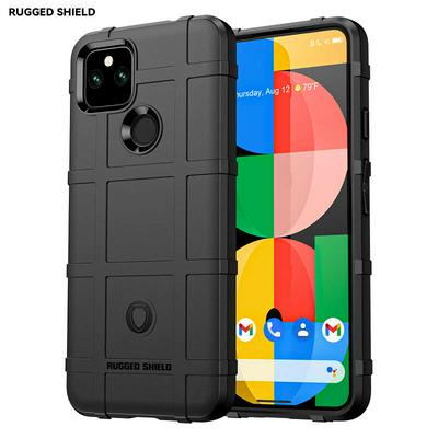 For Google Pixel 5a 5G Rugged Shield Detachable Shockproof Frosted All-Inclusive Flexible TPU Cover Case 