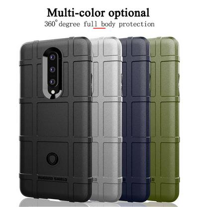 For OnePlus 8 Rugged Shield Detachable Shockproof Frosted All-Inclusive Flexible TPU Cover Case