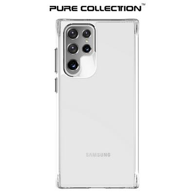 For Samsung Galaxy S22 Ultra Crystal Clear Anti-drop and Scratchproof Hard PC+TPU Frame Phone Case