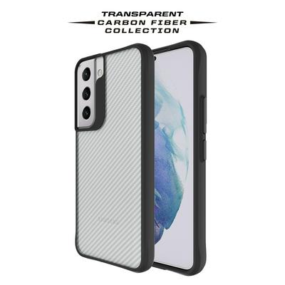 For Samsung Galaxy S22 Carbon Fiber Texture Shockproof and Scratchproof Hard PC+TPU Phone Case