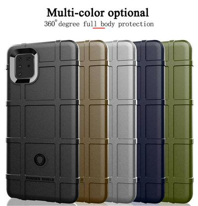 For Samsung Galaxy A81 Rugged Shield Detachable Shockproof Frosted All-Inclusive Flexible TPU Cover Case