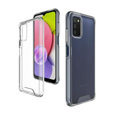 For Samsung Galaxy A03s Anti-fall Space Shell Transparent PC+TPU Phone Case