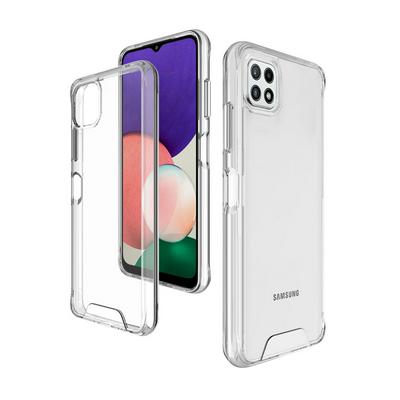 For Samsung Galaxy A22 5G Anti-fall Space Shell Transparent PC+TPU Phone Case