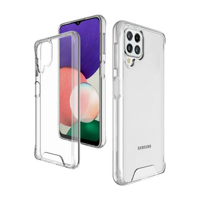 For Samsung Galaxy A22 4G Anti-fall Space Shell Transparent PC+TPU Phone Case