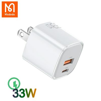 Mcdodo 33W USB Type C PD Quick Charger GaN Fast Charging SCP 2 Ports Portable Charger For iPhone 13 12  Pro Max  Xiaomi Samsung