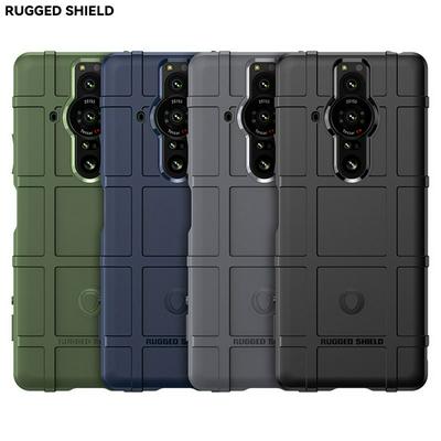 For Sony Xperia Pro-I Rugged Shield Detachable Shockproof Frosted All-Inclusive Flexible TPU Cover Case