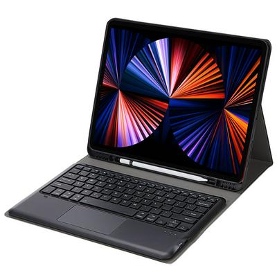 A12B-A For ipad pro12.9 2021/2020/2018 ultra-thin leather case with touch bluetooth keyboard
