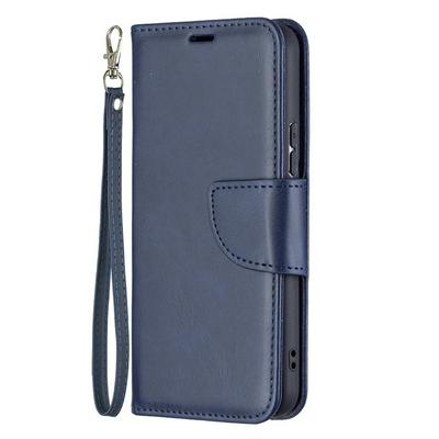 For Samsung Galaxy S22 Solid Color Sheep Pattern Scratch Resistant Wallet Leather Case with Card Slots&Stand Function