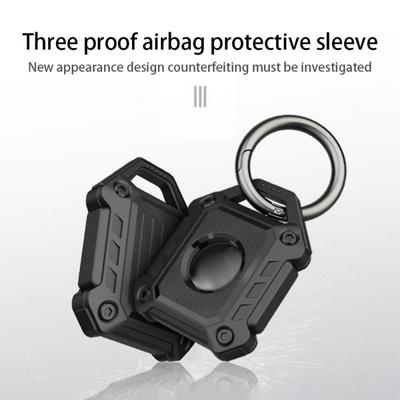 For Apple Airtags Locator Tracker Airtag Case Keychain Armor Anti-lost Cover Sleeve Protective Case Airtags Holder Air Tag
