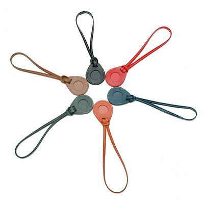 Leather Key Ring for Apple Airtags Case Protective Cover Bumper Shell Tracker Accessories Anti-scratch Air tag Keychain case