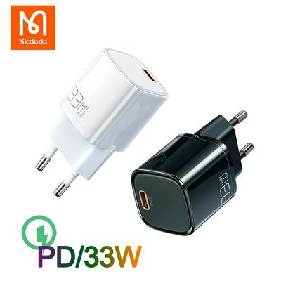 Mcdodo 33W EU Plug PD Quick Charger For iPhone 11 12 13 Pro Max Fast Charging Portable USB Type C GaN Charger For Xiaomi Samsung