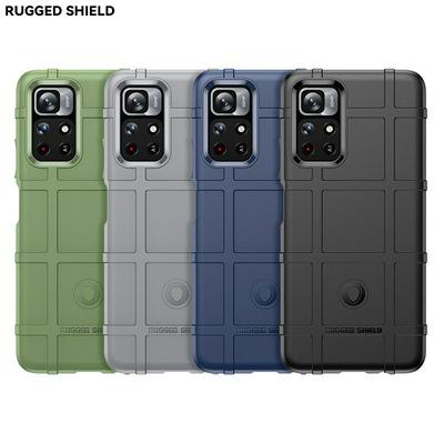 For Xiaomi Redmi Note 11 Rugged Shield Detachable Shockproof Frosted All-Inclusive Flexible TPU Cover Case