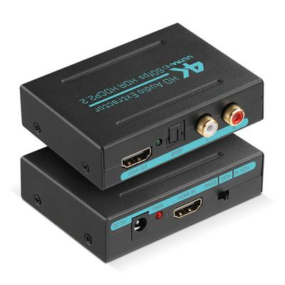HD Audio Extractor HDMI-Compatible to Optical SPDIF Splitter Support 4K 120Hz Audio Converter Adapter