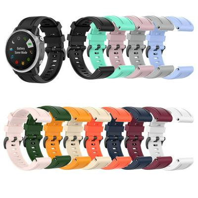 Sport Watch Band Strap Soft Breathable Silicone Replacement Wristband For Garmin Fenix 6/6 Pro/5/5 Plus Watch 22mm