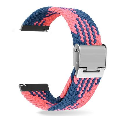 Easy Adjustable Stretchable Braided Nylon Watch Band Replacement Watch Strap 22mm/20mm for Samsung Galaxy Watch 5 Huawei Watch 