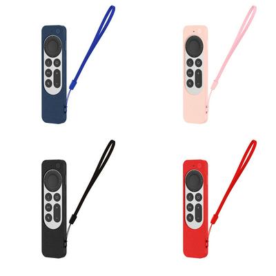 Silicone Protective Case Cover For Apple TV 4K 6th 2021 New Remote Control Shockproof Anti-fall Protective Cover